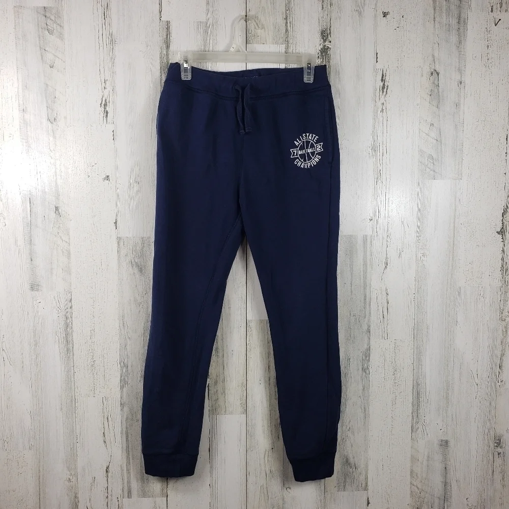 the childrens place boys navy blue jogger sweatpants size XL 14